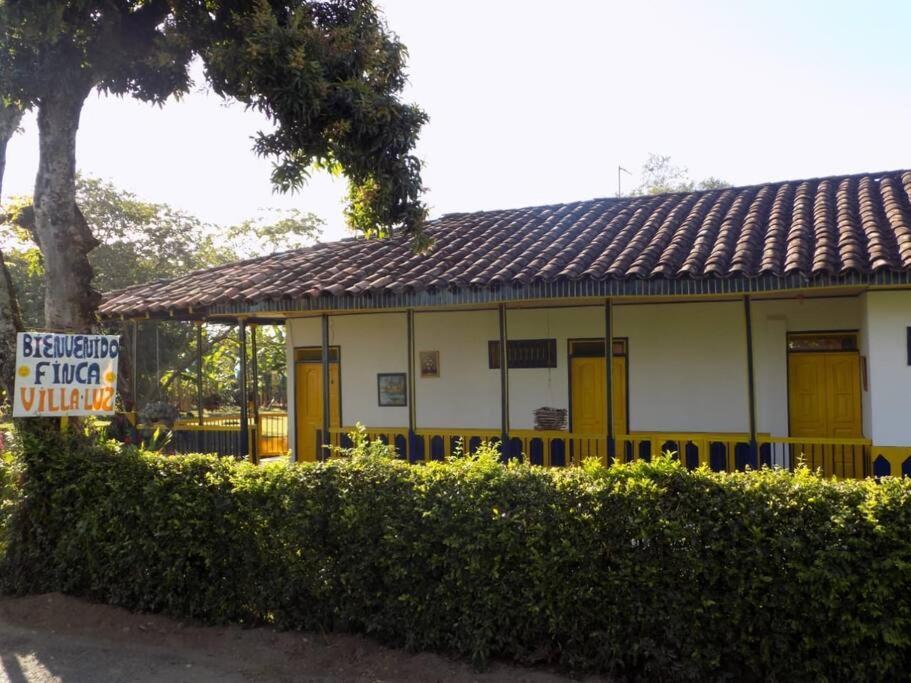 Casa Finca Villa Luz A 800 Mts Del Parque Del Cafe Montenegro Dış mekan fotoğraf